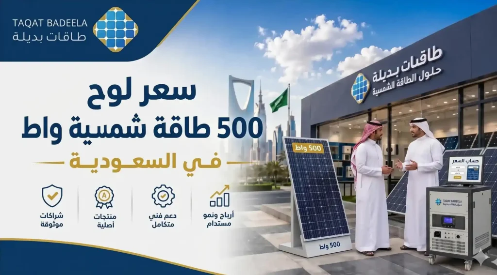 سعر لوح طاقة شمسية 500 واط في السعودية